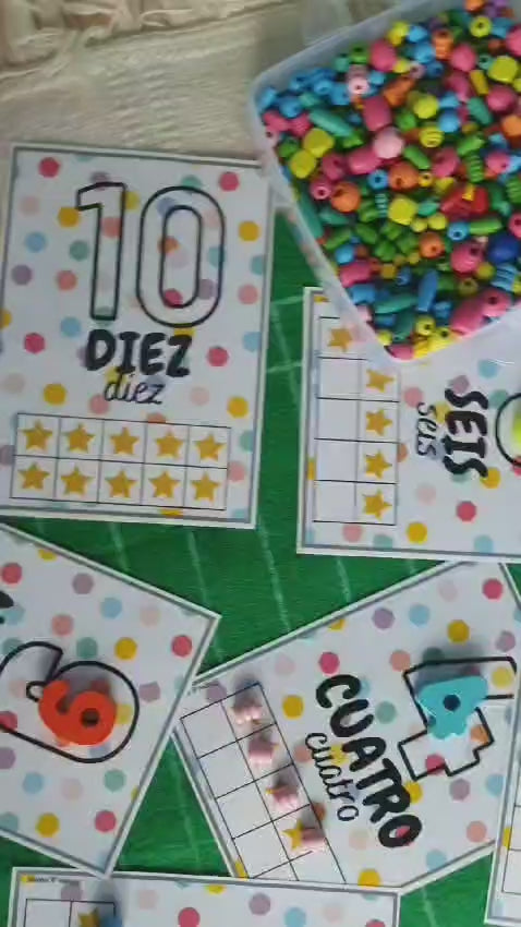 ¡Cuenta y diviértete del 1 al 10!